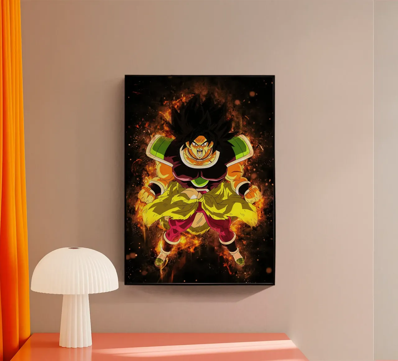 Broly plexiglass da Neonartstudio