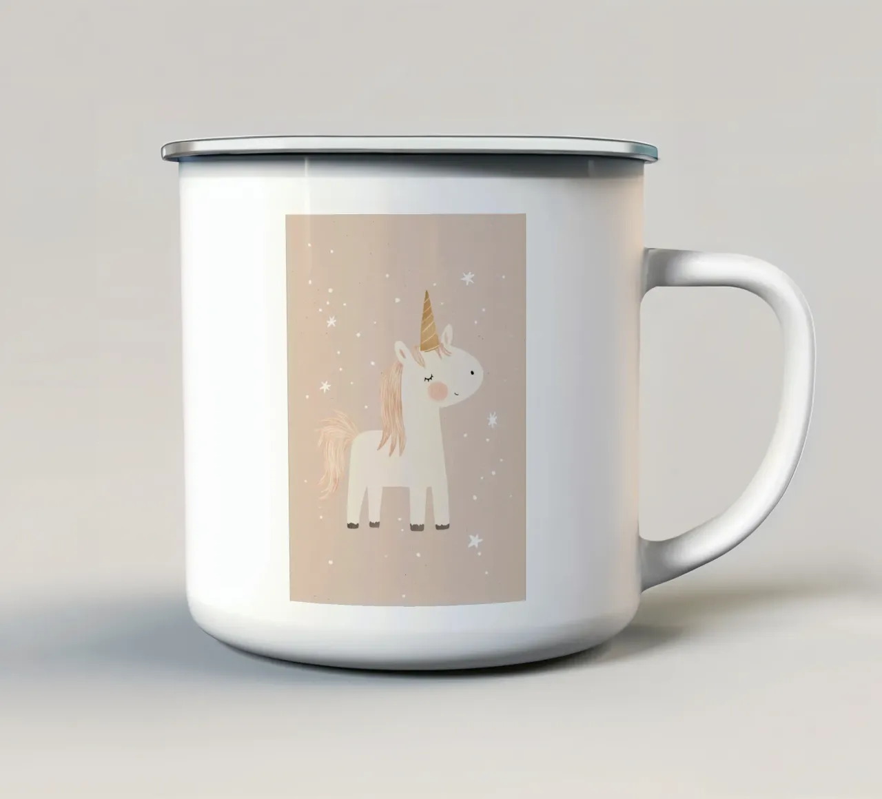 Unicorn tazza in smalto da treechild