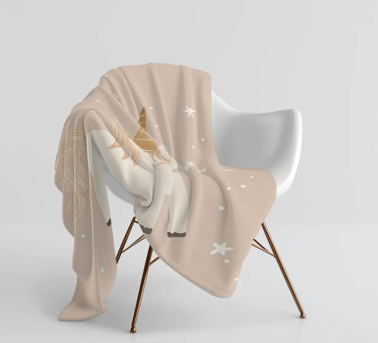 Unicorn coperta in pile da treechild