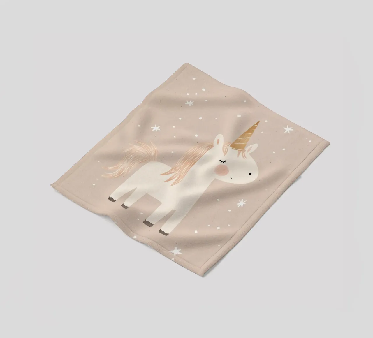 Unicorn coperta in pile da treechild