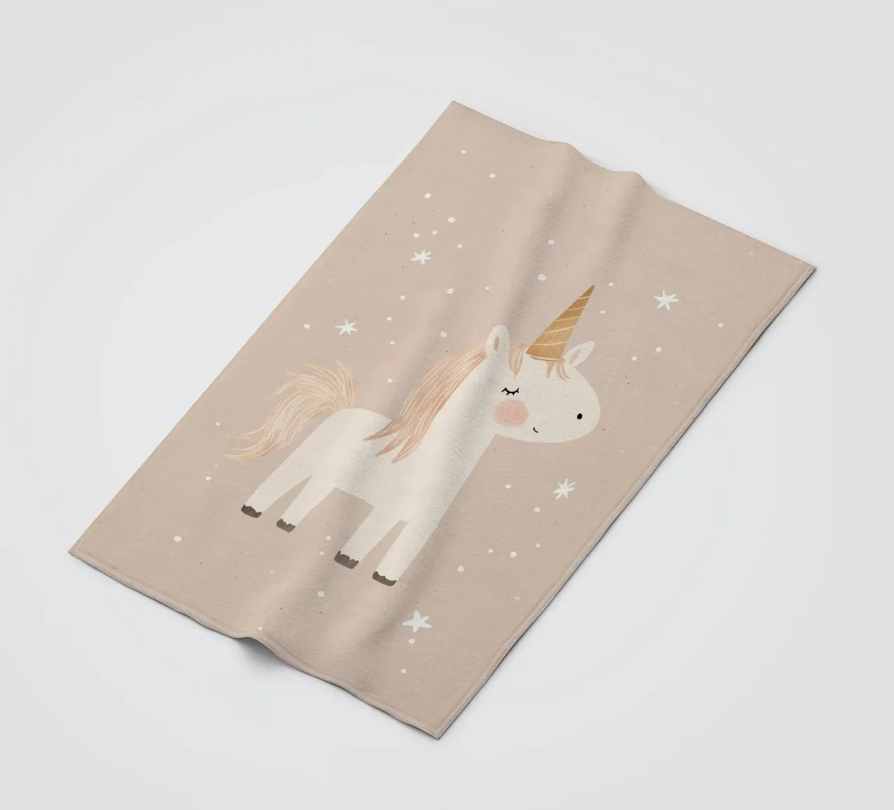 Unicorn coperta in pile da treechild