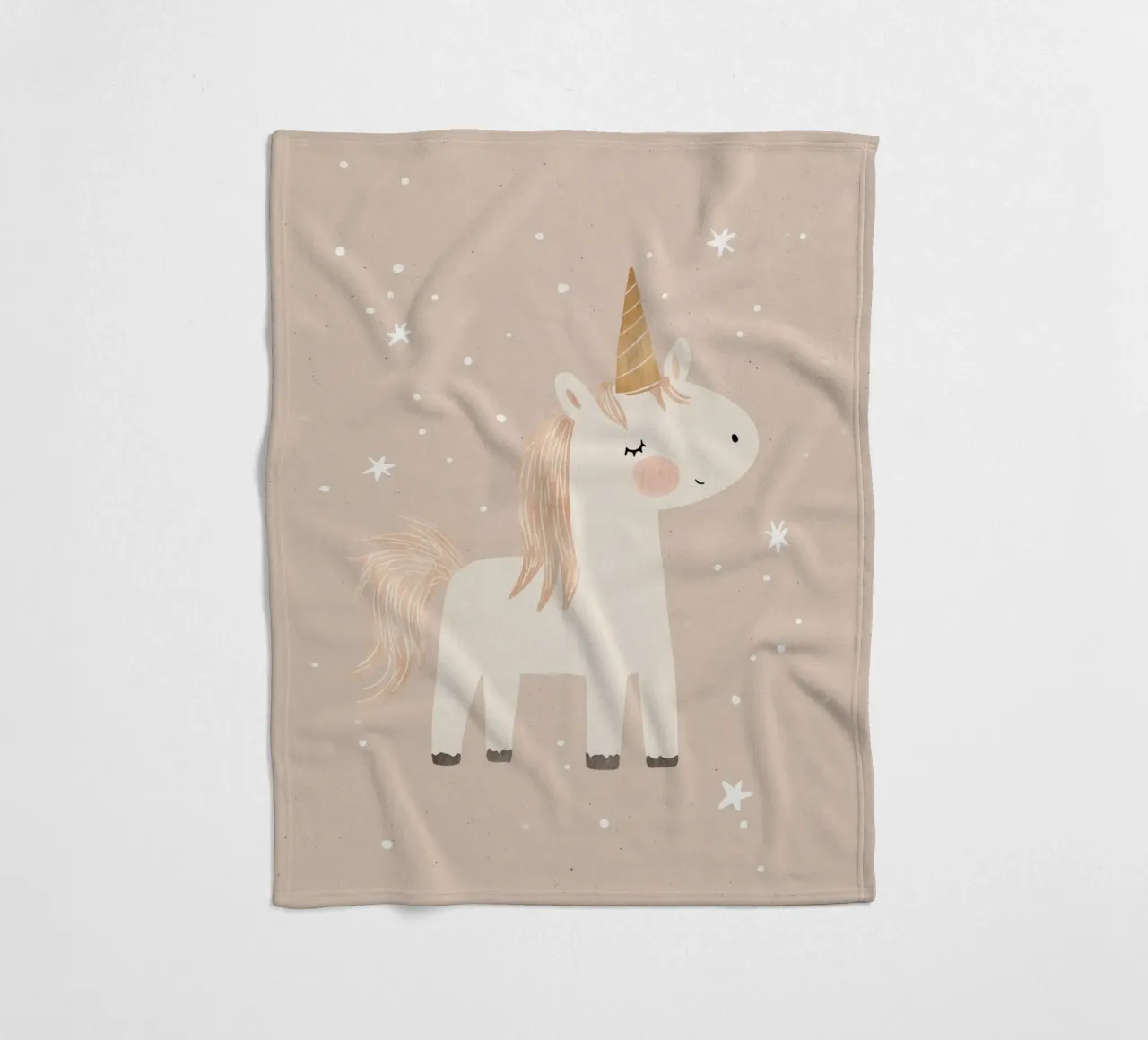 Unicorn coperta in pile da treechild