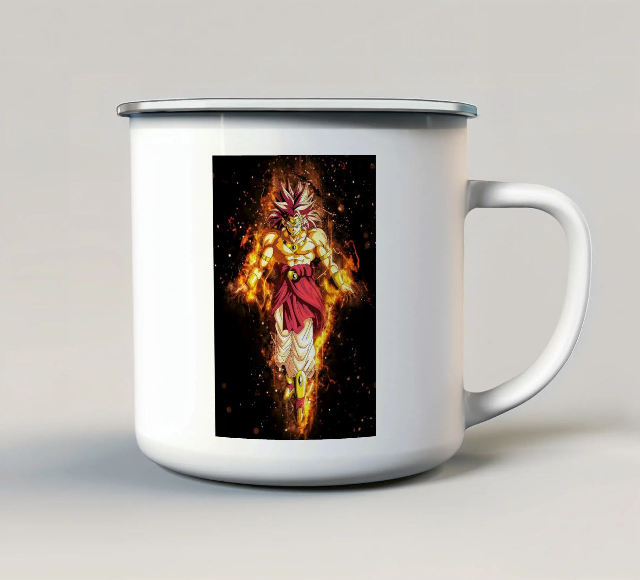 Broly tazza in smalto da Neonartstudio