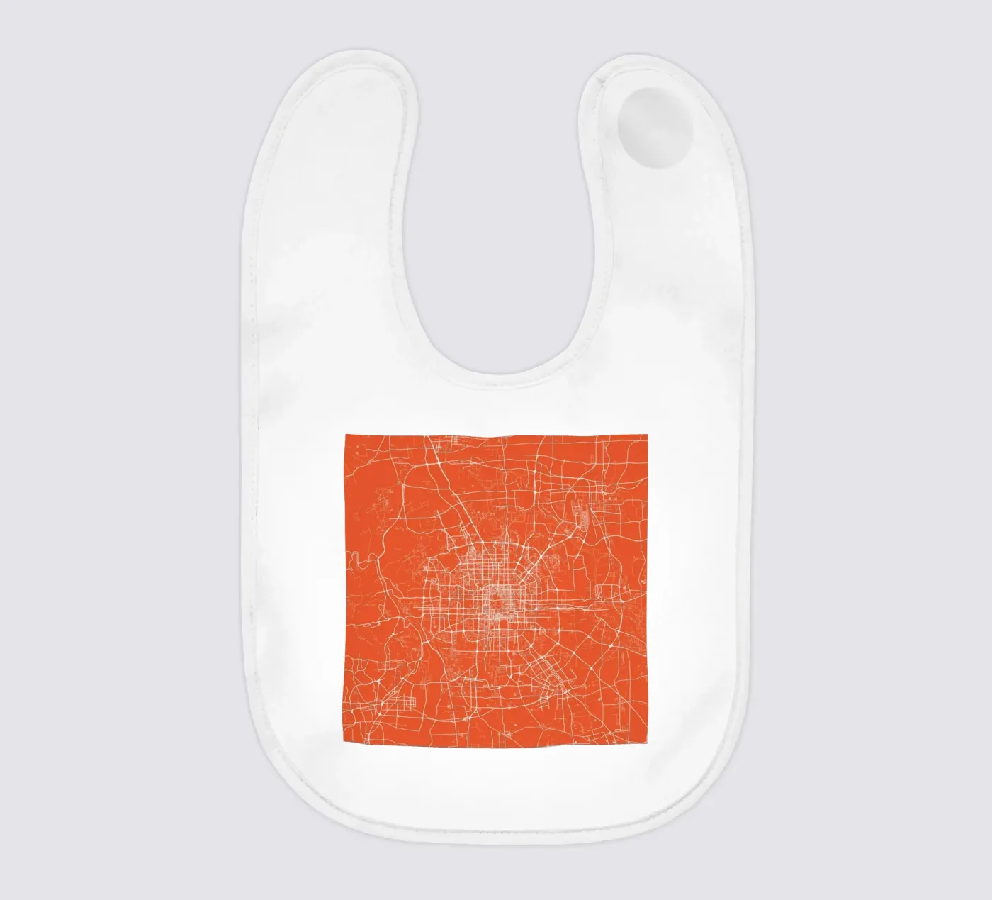 Bejing Red baby slabbetje van Urban Maps