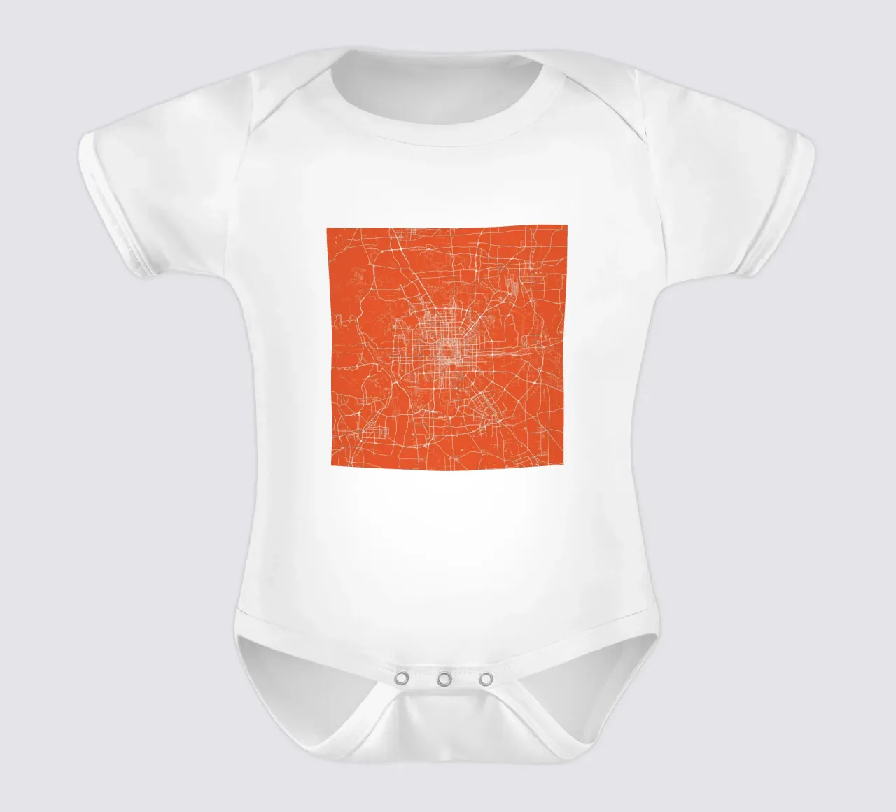 Bejing Red body neonato maniche corte da Urban Maps