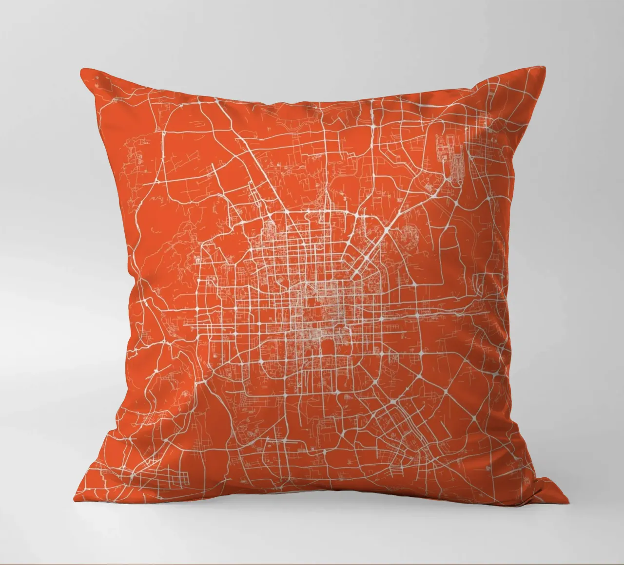 Bejing Red cuscino da Urban Maps