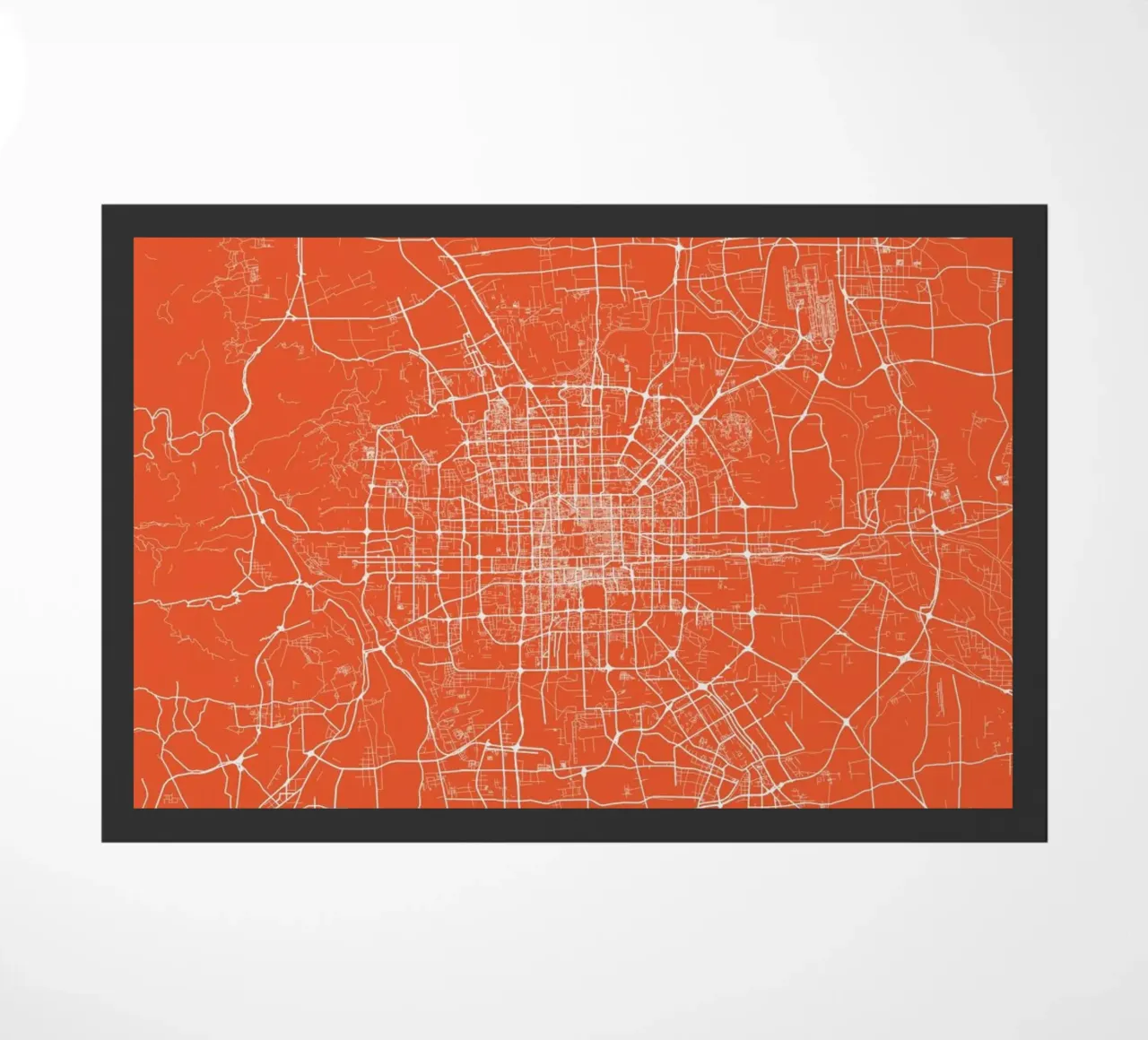 Bejing Red zerbino da Urban Maps