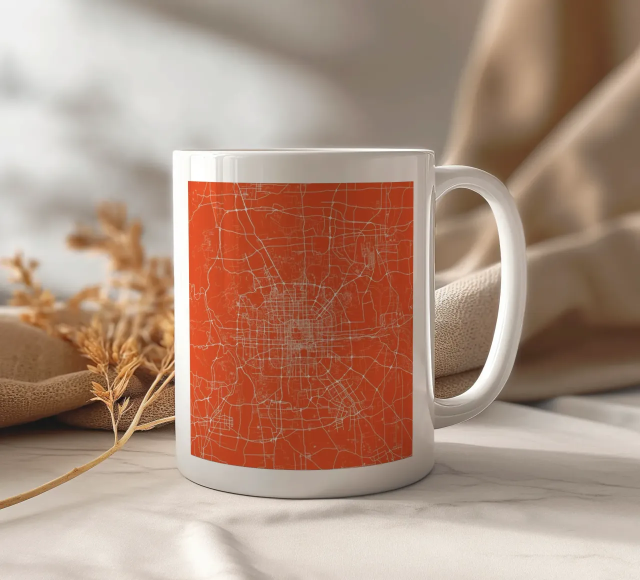 Bejing Red tazza in ceramica da Urban Maps