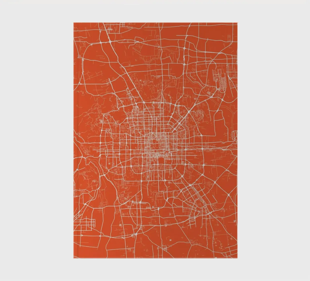 Bejing Red notebook by Urban Maps