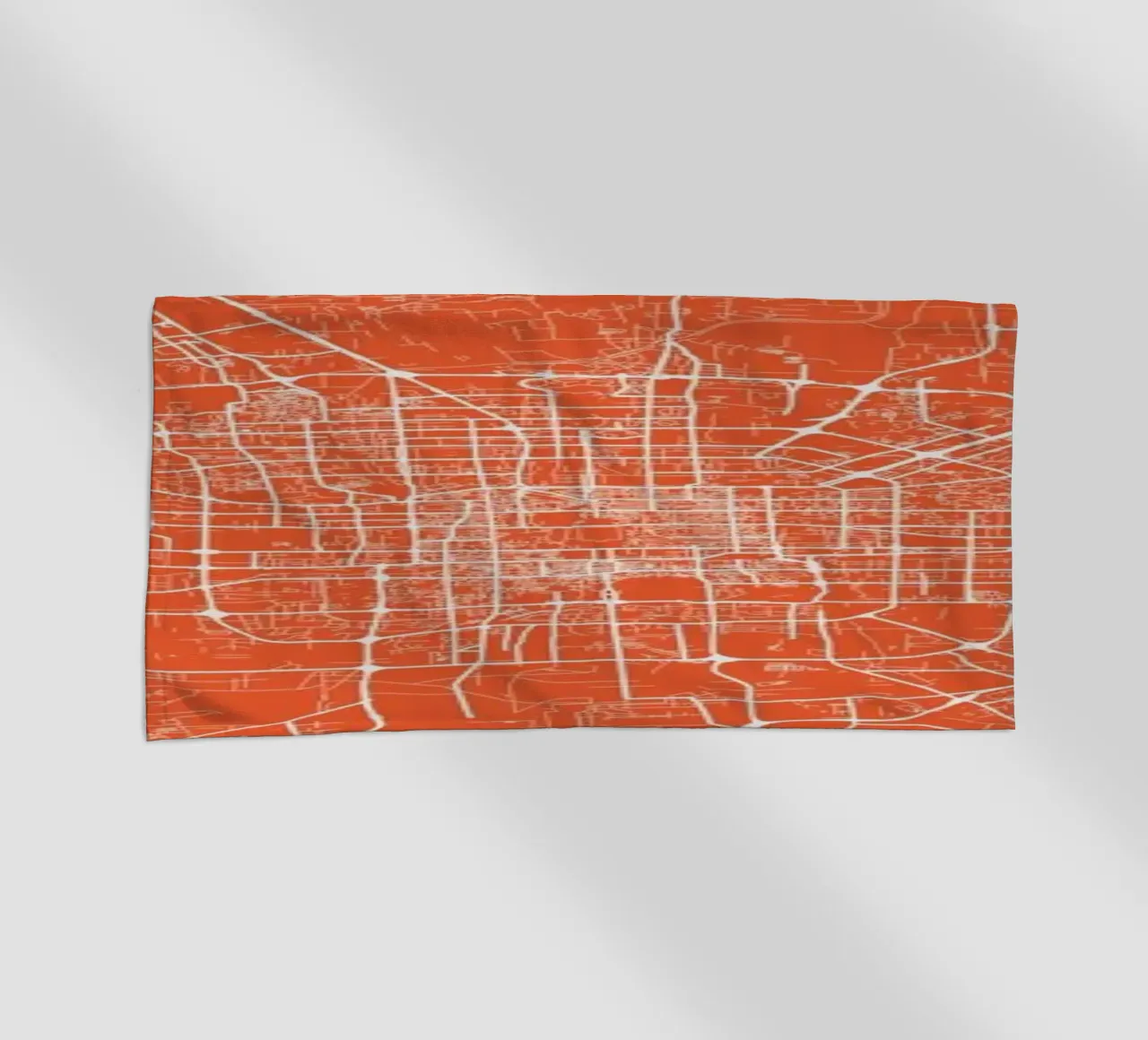 Bejing Red telo mare da Urban Maps