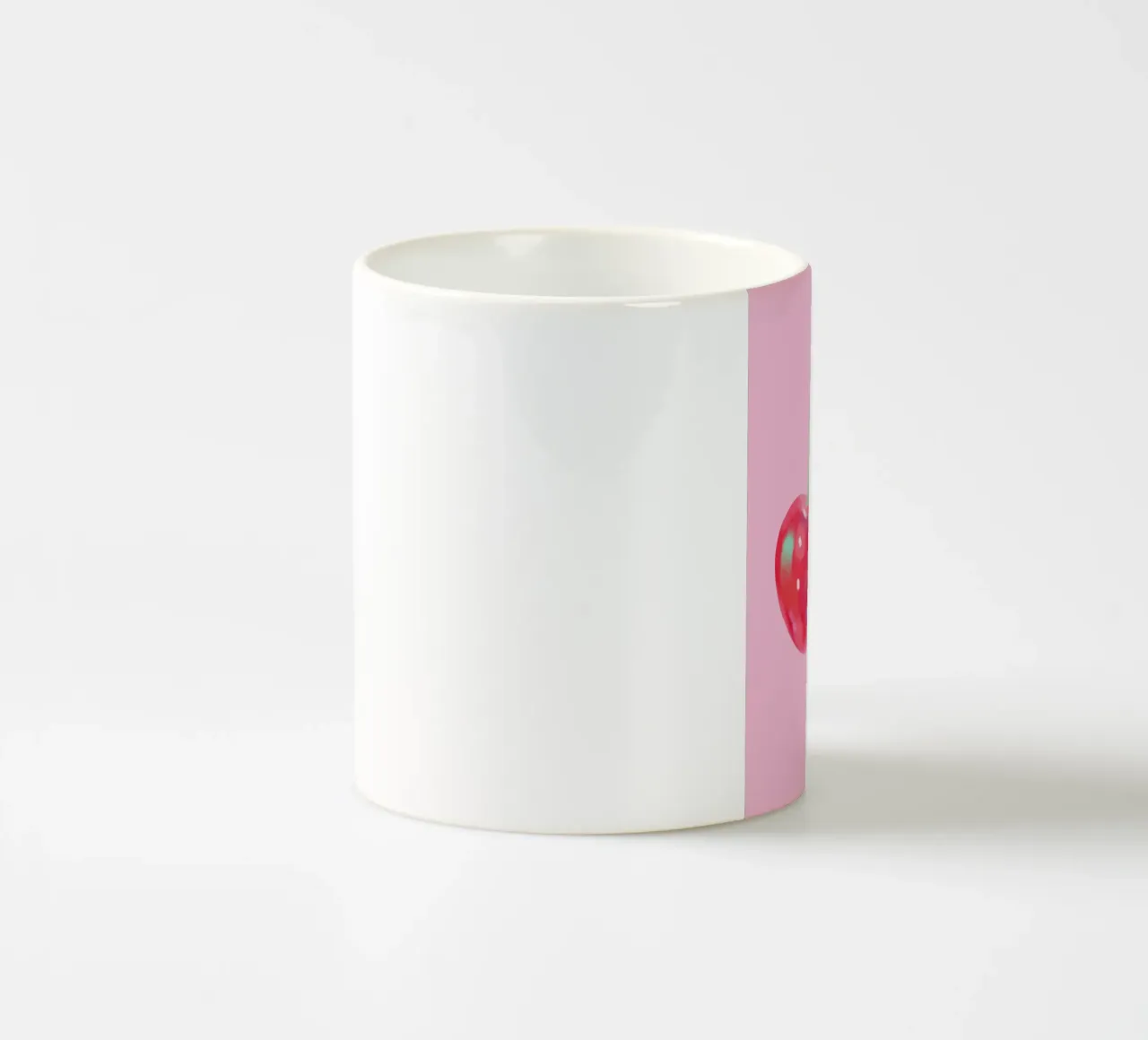 Cherry Pink Wall Art, Aesthetic Pink PosterCherry Poster ceramic mug by PrintStudio