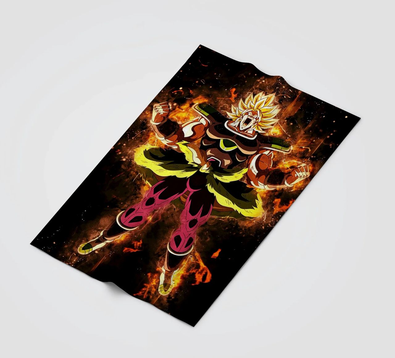 Broly SSJ coperta in pile da Neonartstudio