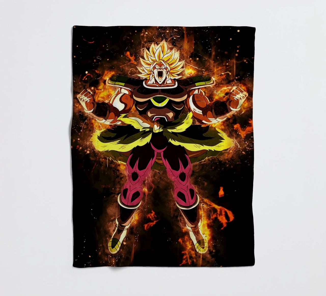 Broly SSJ coperta in pile da Neonartstudio