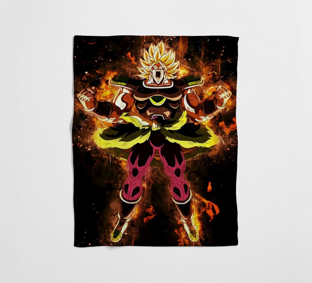 Broly SSJ coperta in pile da Neonartstudio