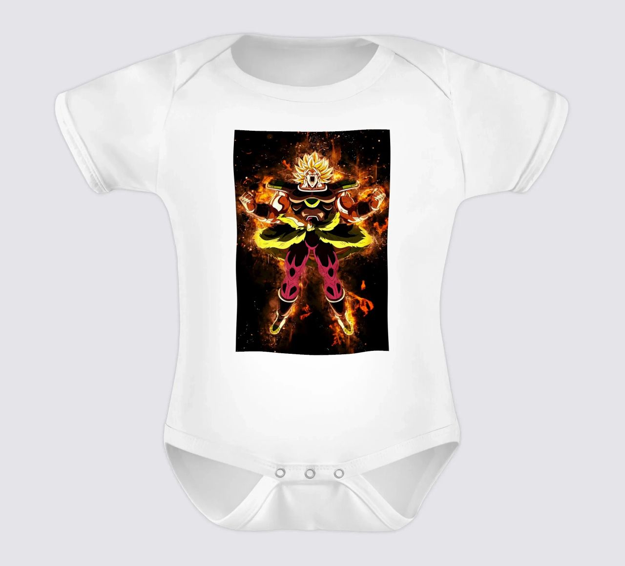 Broly SSJ body neonato maniche corte da Neonartstudio