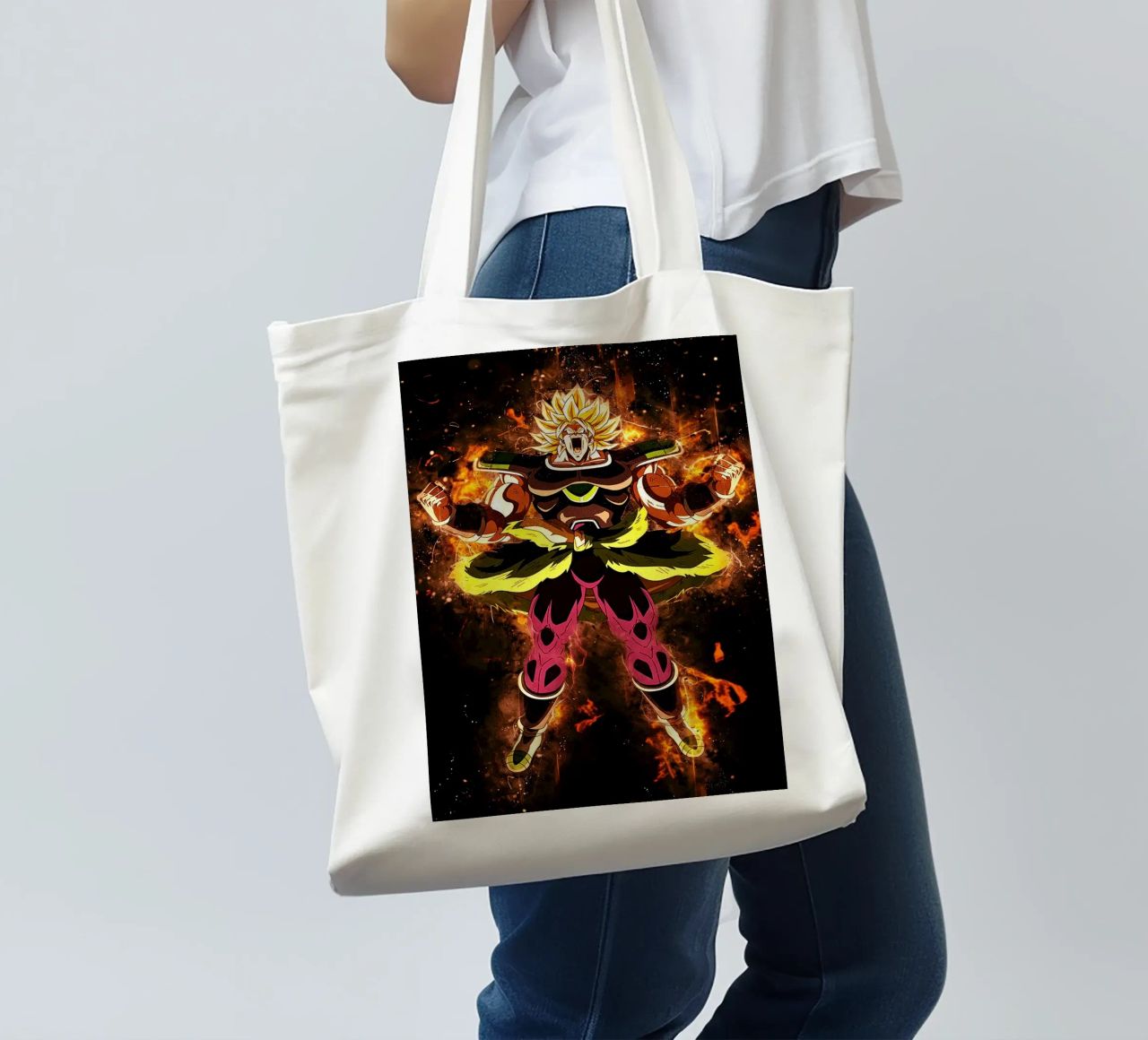 Broly SSJ borsa in juta da Neonartstudio