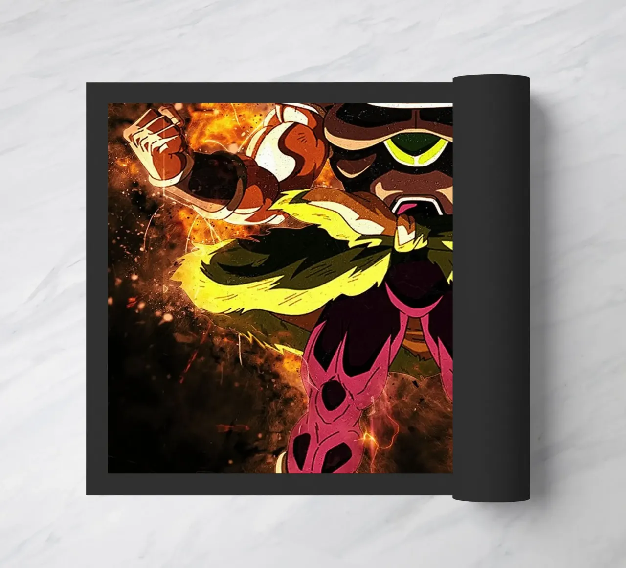 Broly SSJ Fußmatte von Neonartstudio