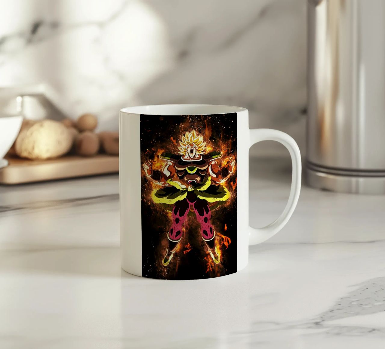 Broly SSJ tazza in ceramica da Neonartstudio