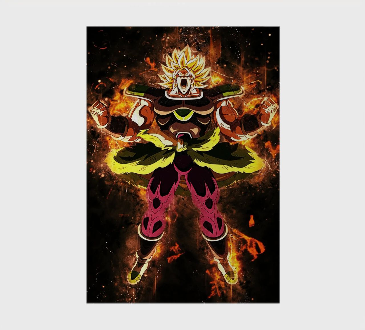 Broly SSJ notebook by Neonartstudio