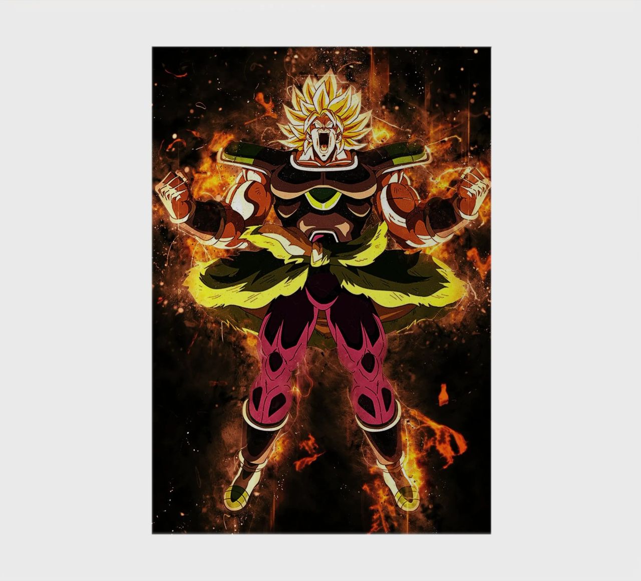 Broly SSJ notebook by Neonartstudio