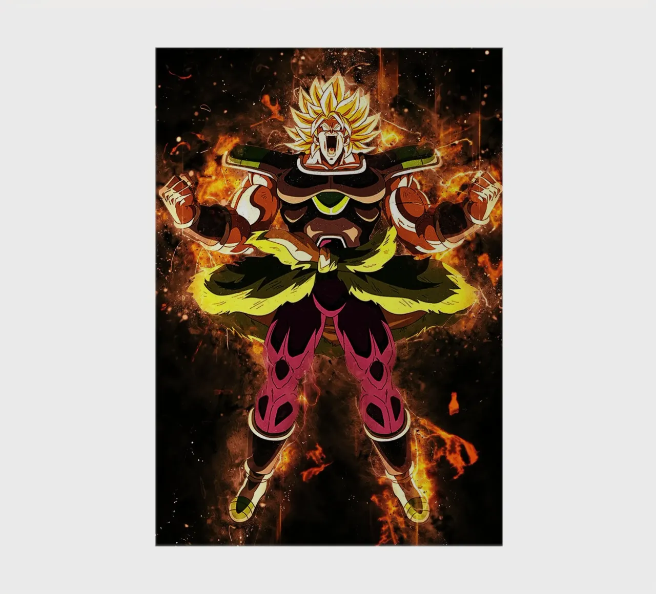 Broly SSJ diario da Neonartstudio