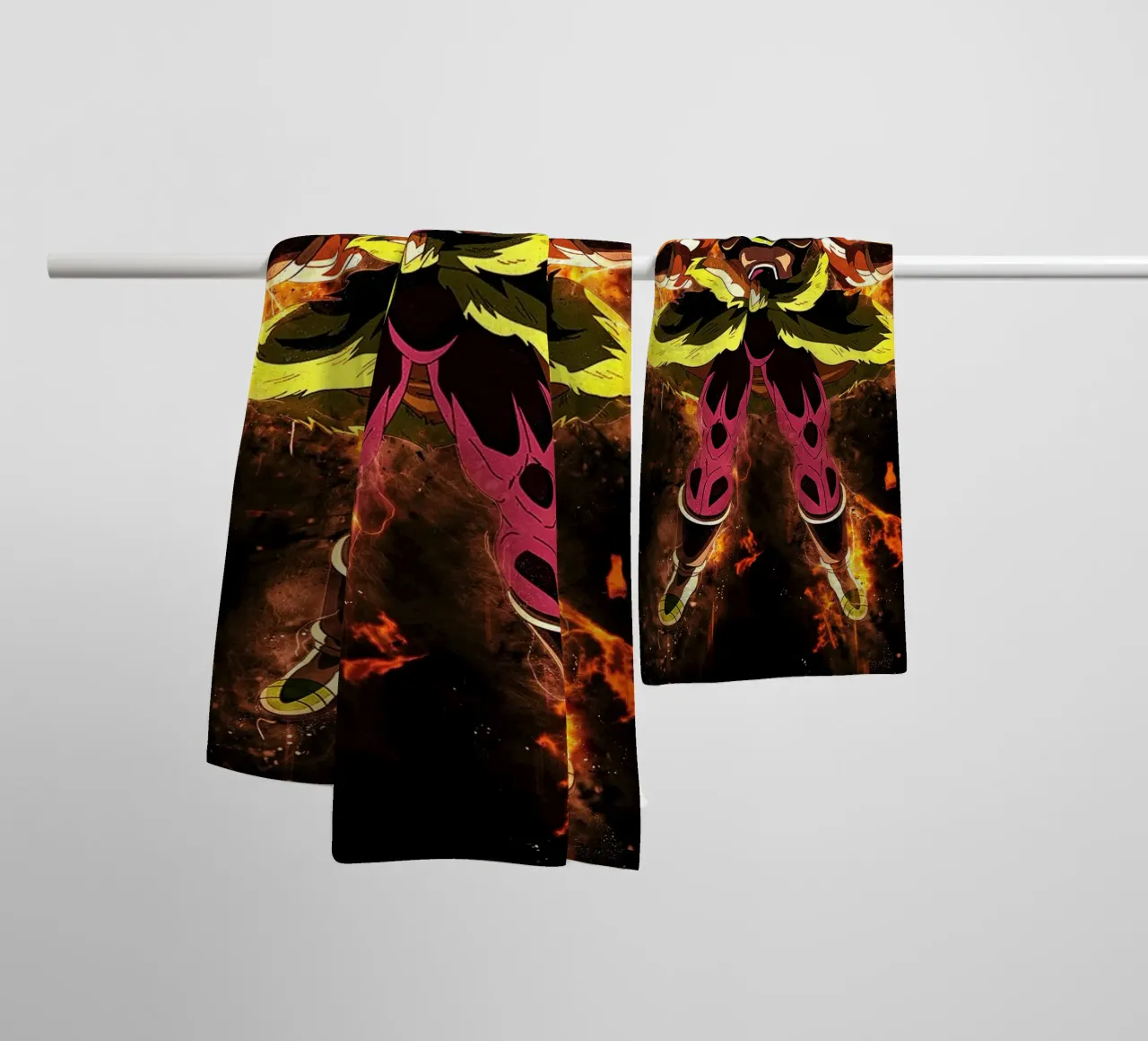 Broly SSJ towel by Neonartstudio