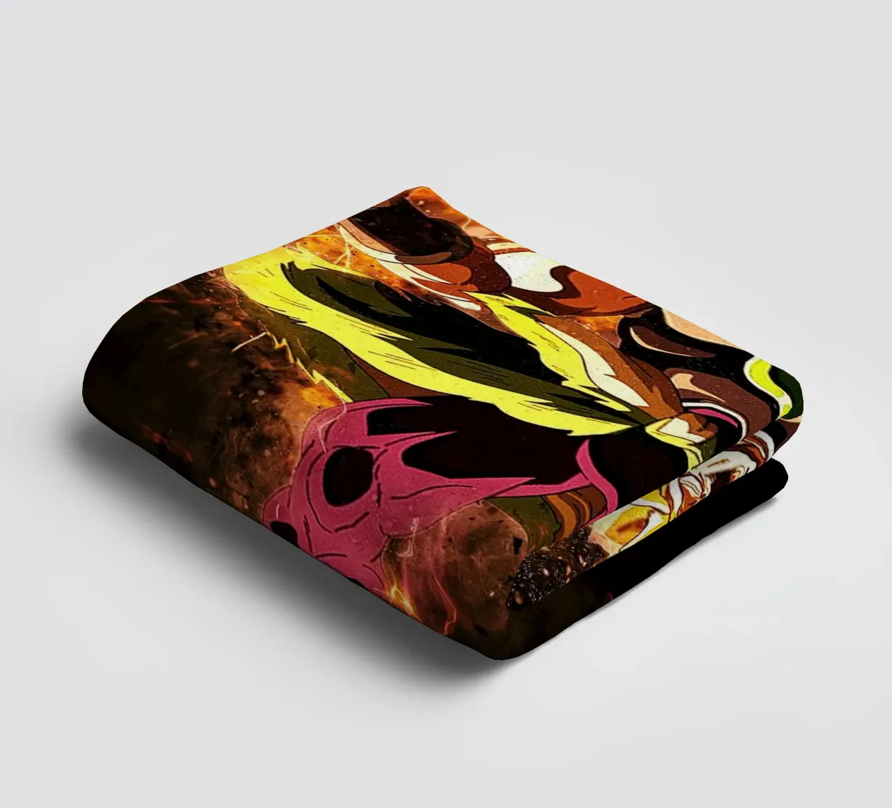 Broly SSJ badhanddoek van Neonartstudio
