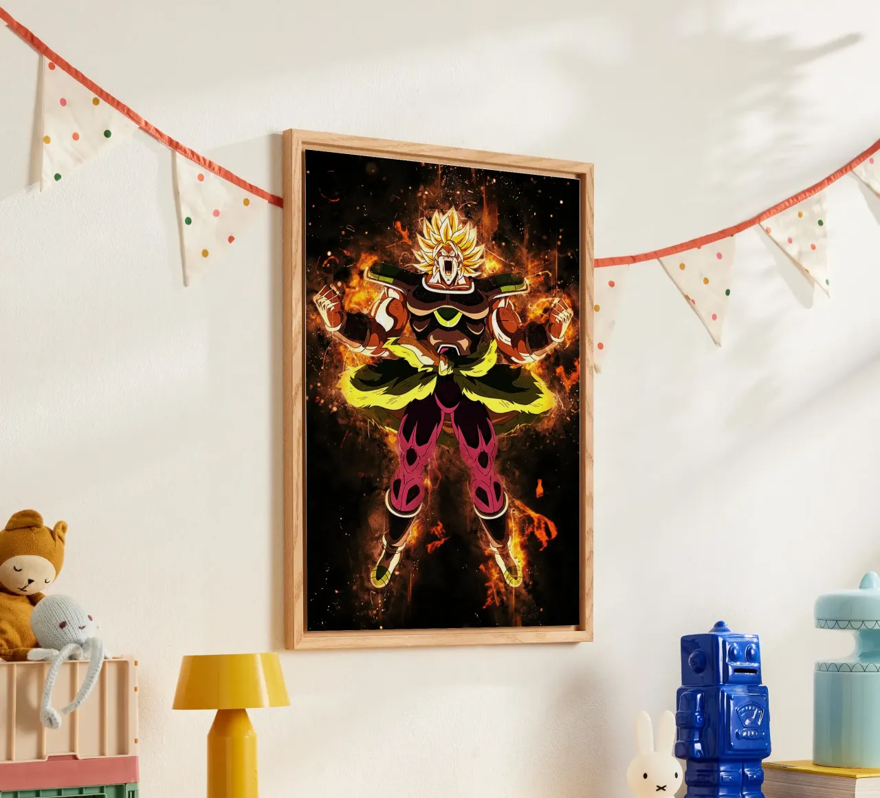 Broly SSJ Acryl-Glas von Neonartstudio