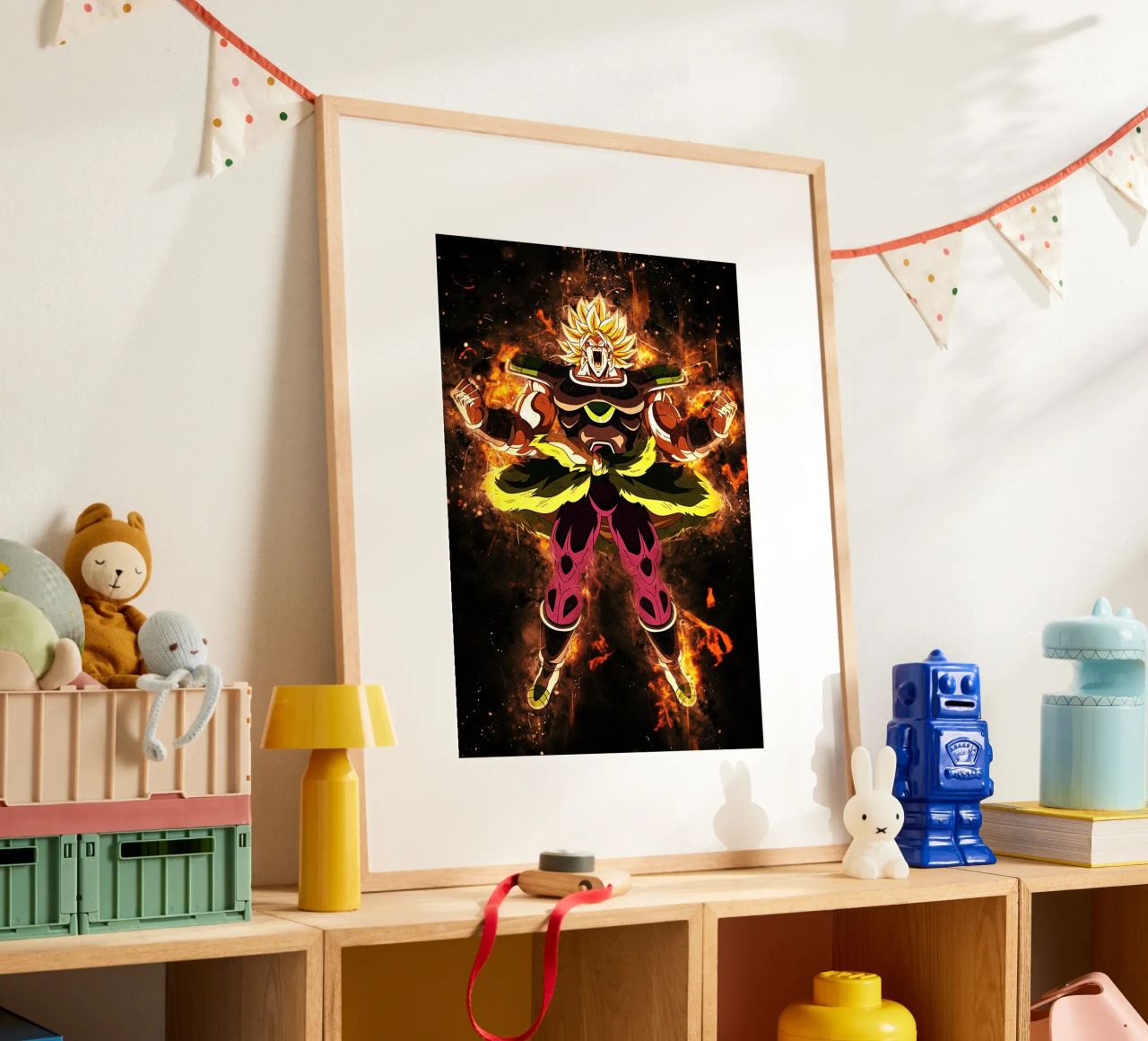 Broly SSJ carta hahnemühle da Neonartstudio