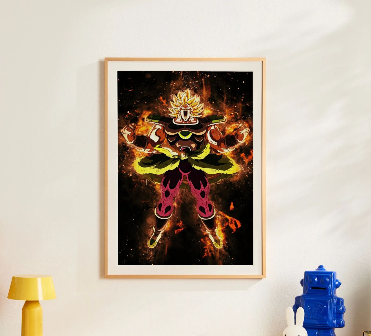 Broly SSJ carta hahnemühle da Neonartstudio