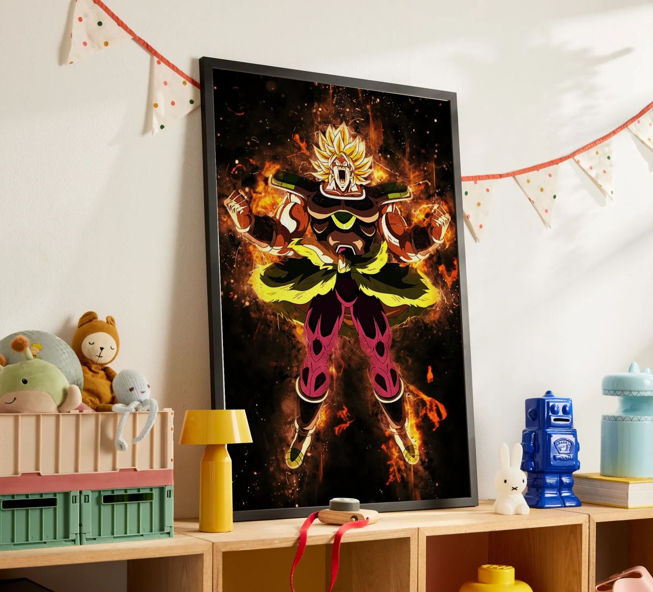 Broly SSJ carta hahnemühle da Neonartstudio