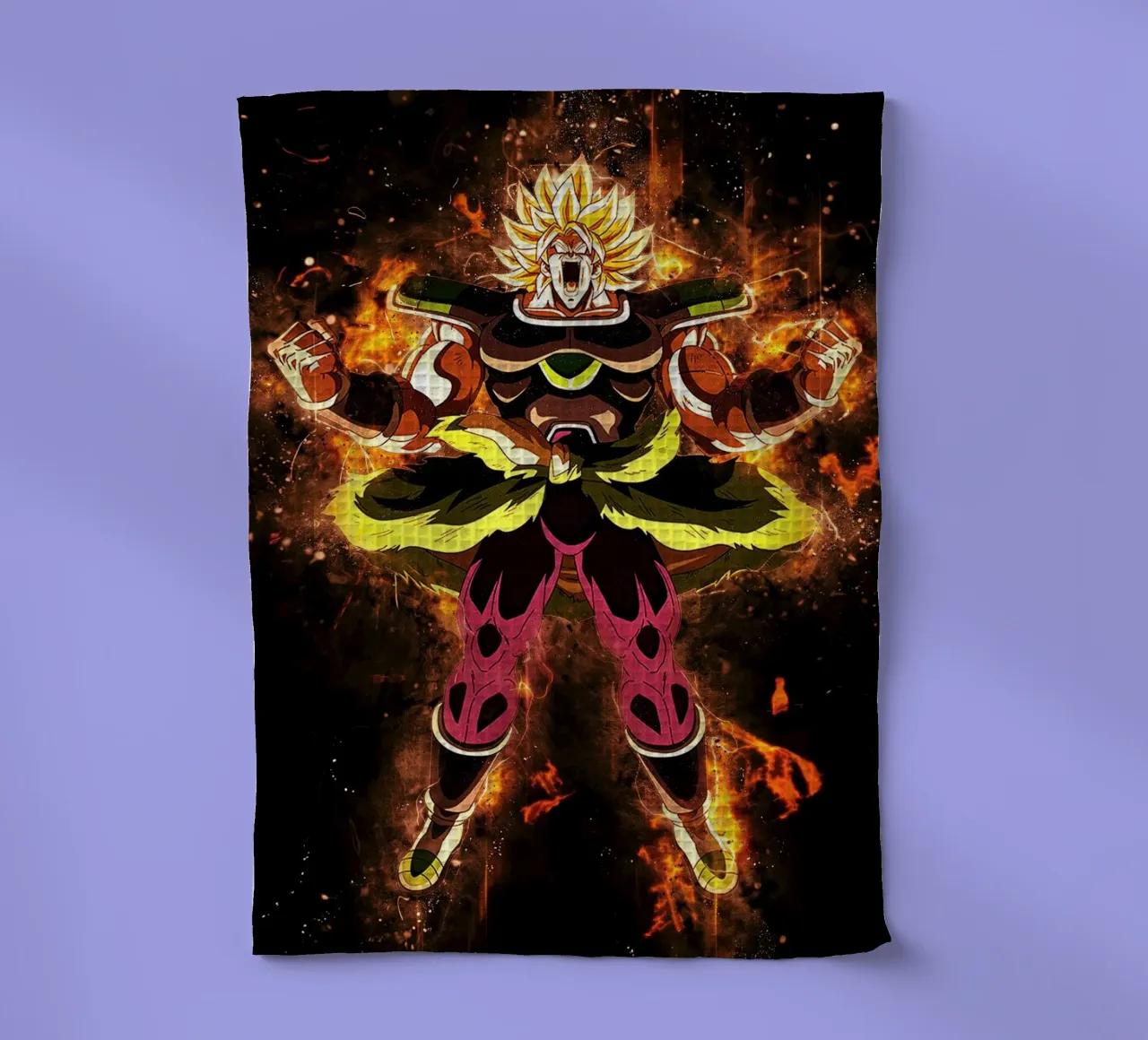 Broly SSJ theedoek van Neonartstudio
