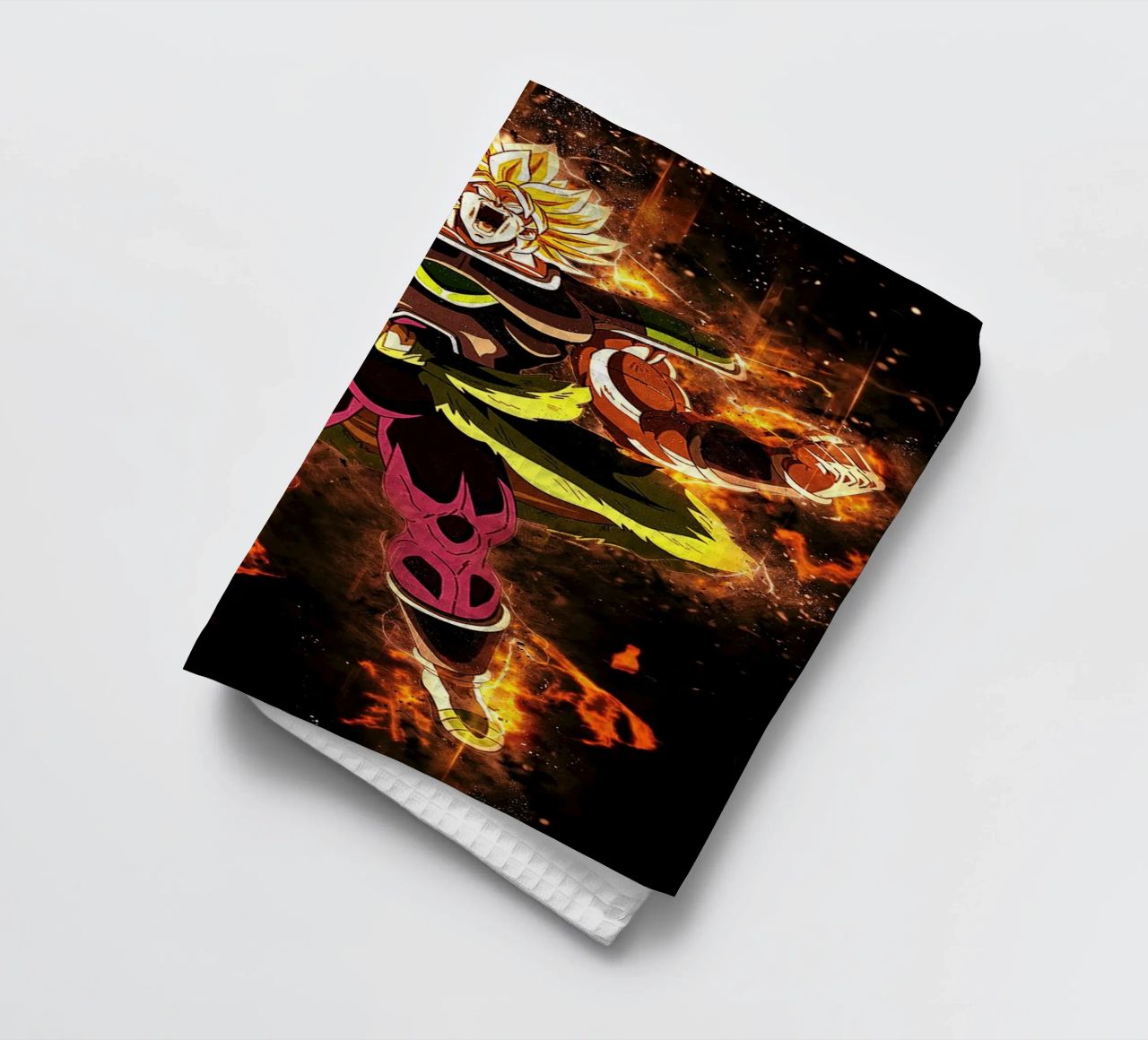 Broly SSJ canovaccio da cucina da Neonartstudio