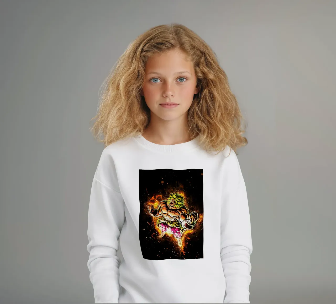 Broly ssj felpa bambino da Neonartstudio