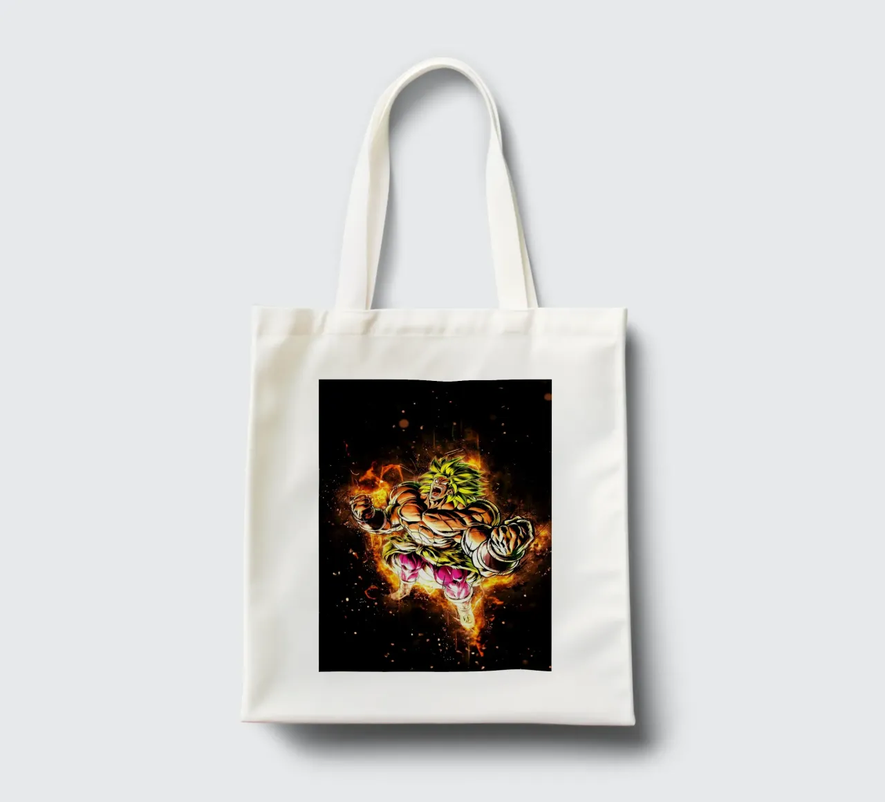 Broly ssj borsa in juta da Neonartstudio