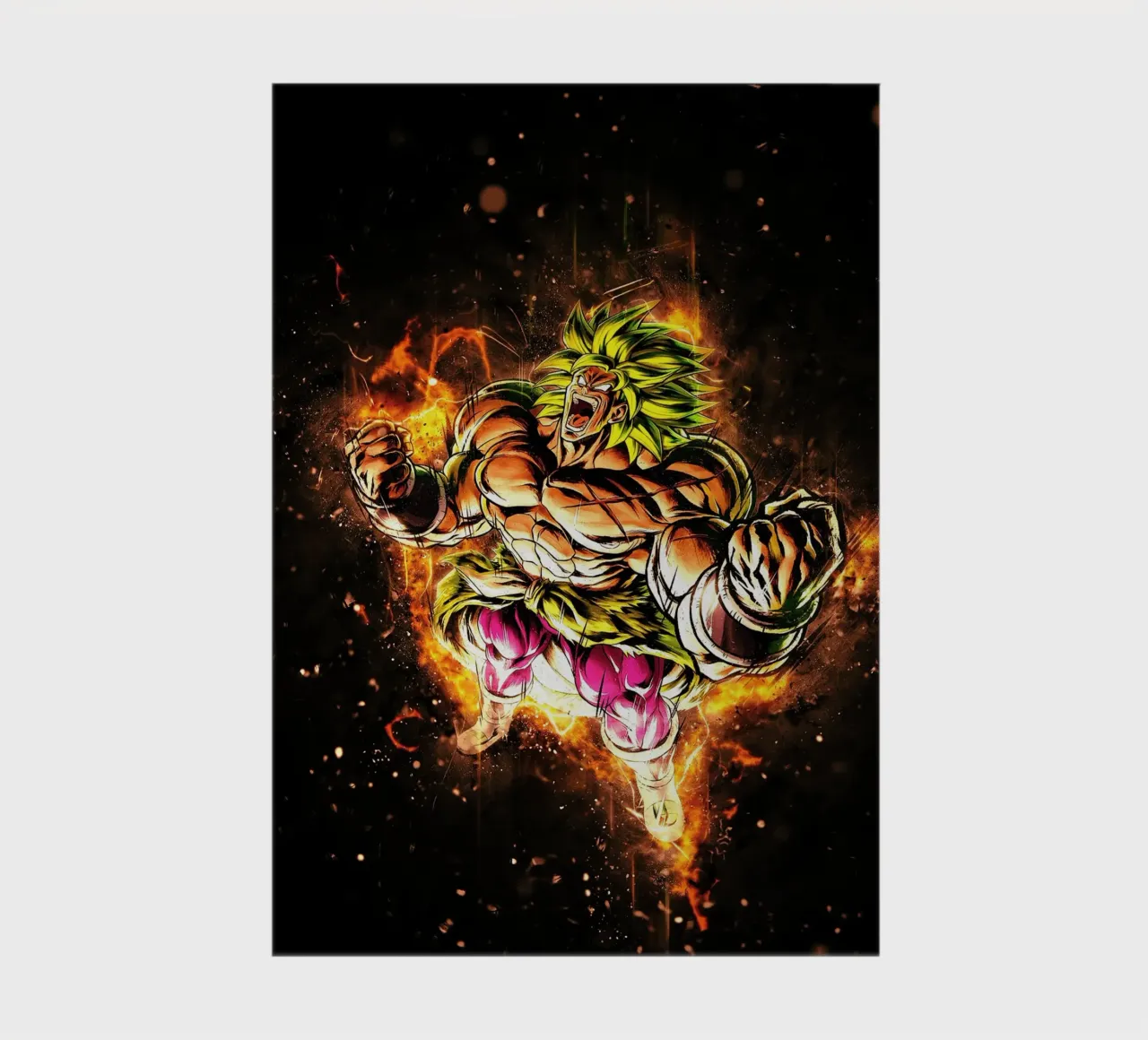 Broly ssj notebook by Neonartstudio