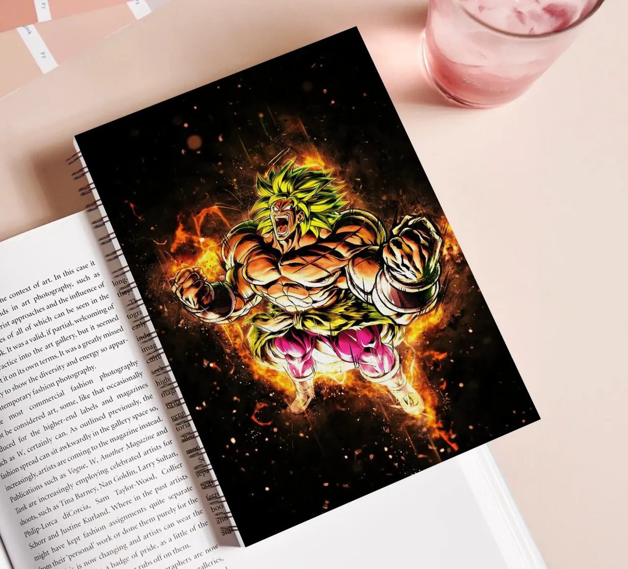 Broly ssj spiral notebook by Neonartstudio