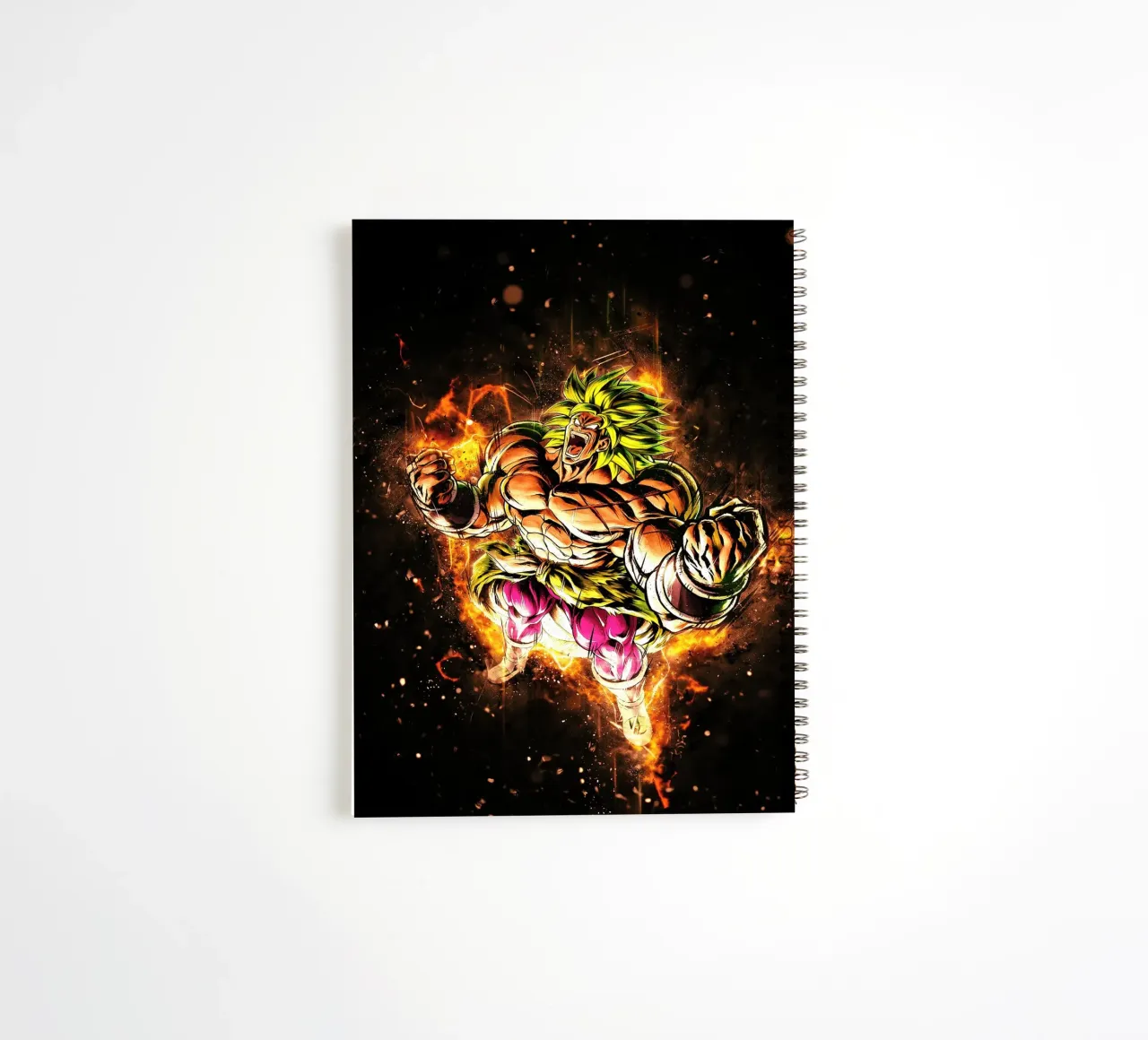 Broly ssj spiral notebook by Neonartstudio
