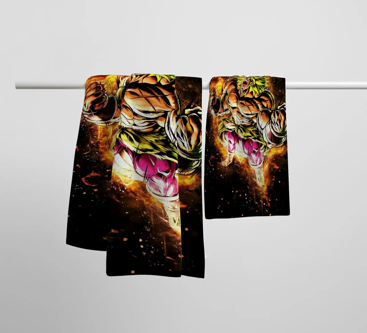 Broly ssj asciugamano da bagno da Neonartstudio