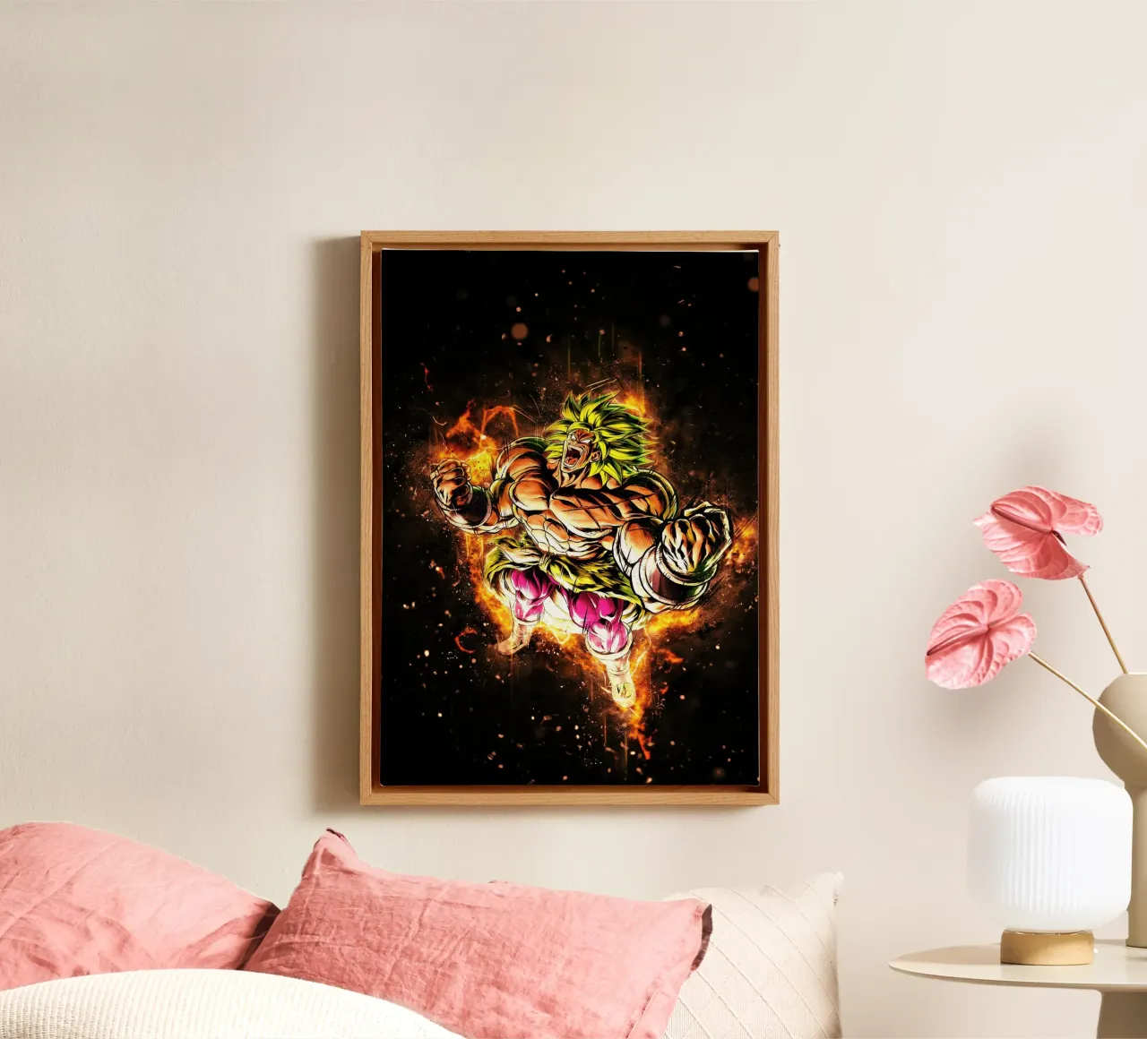 Broly ssj tela da Neonartstudio