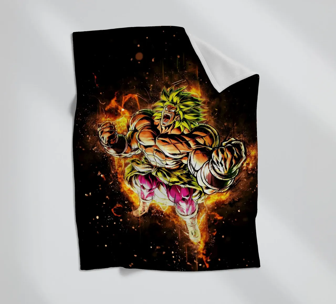 Broly ssj coperta in pile da Neonartstudio