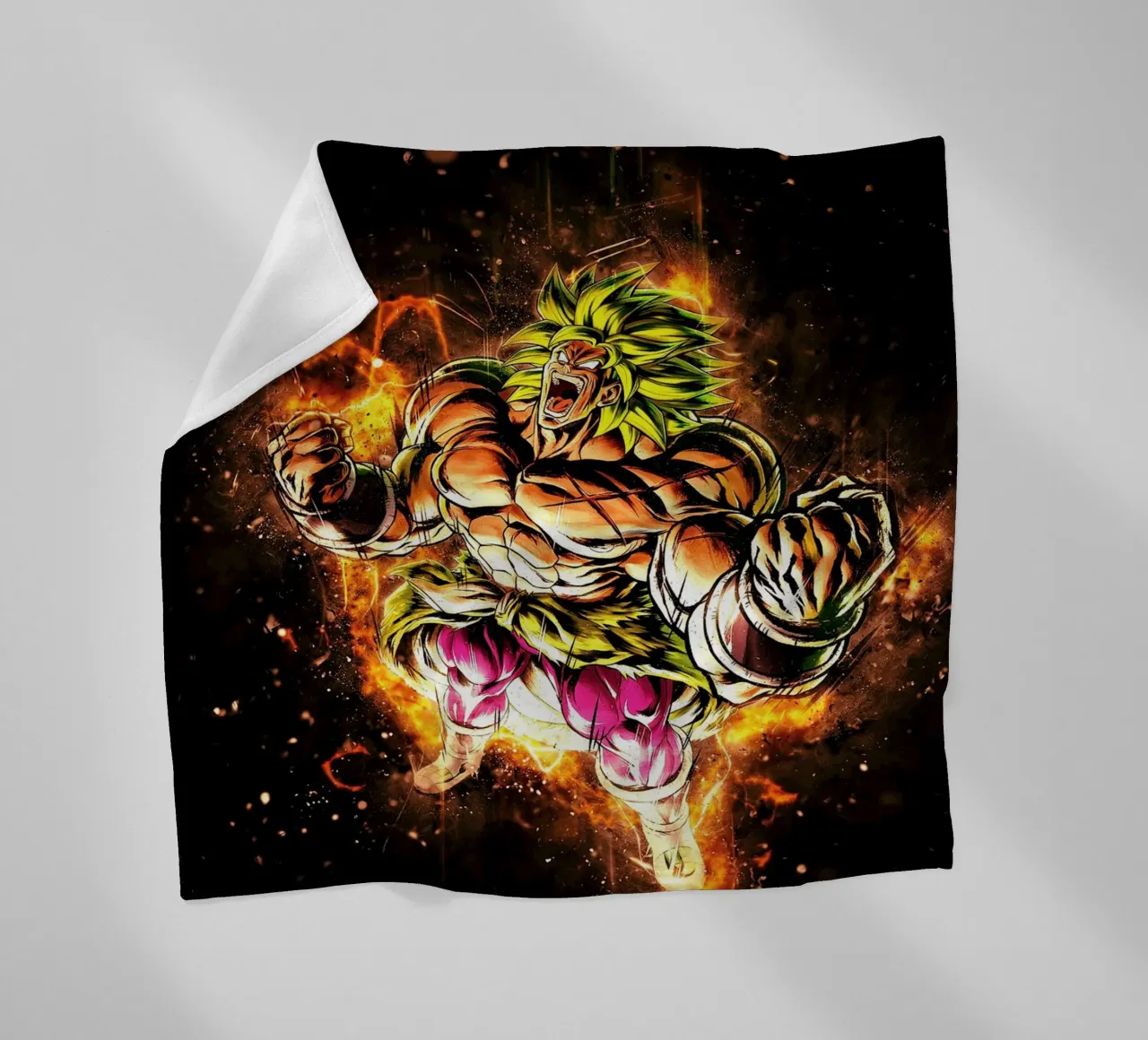 Broly ssj coperta in pile da Neonartstudio