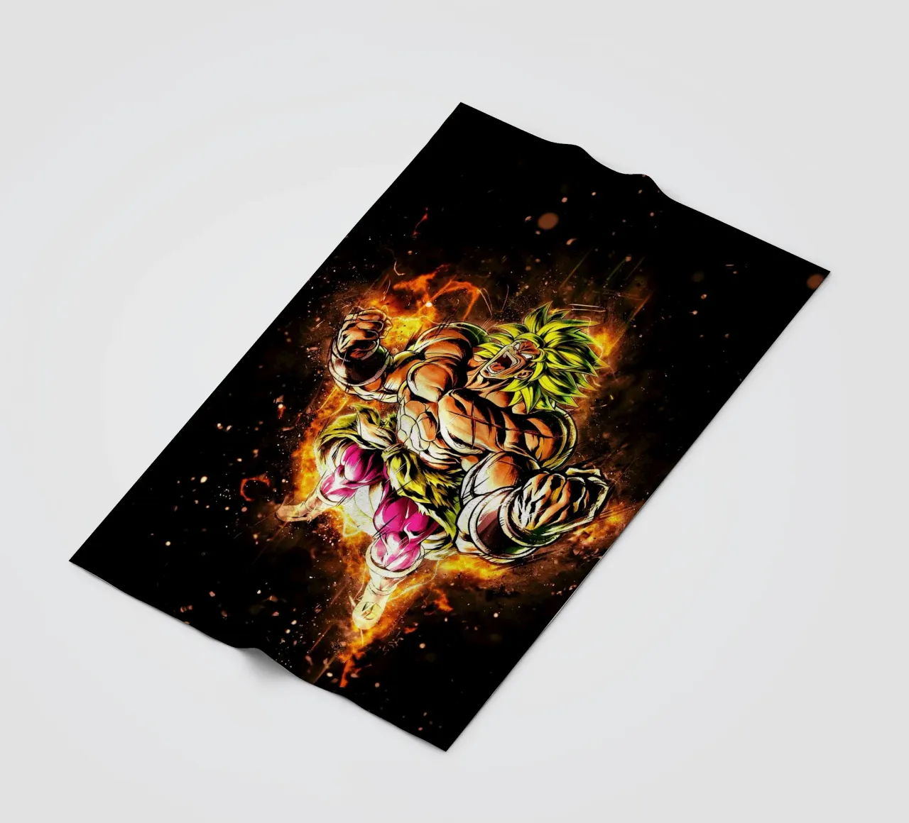 Broly ssj coperta in pile da Neonartstudio