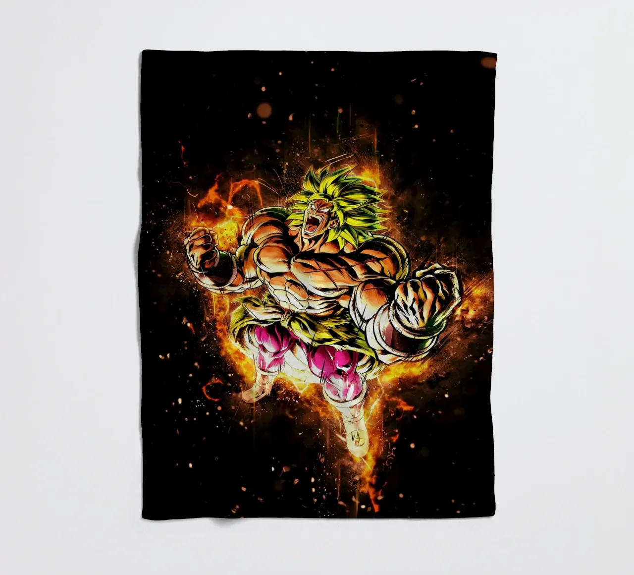 Broly ssj coperta in pile da Neonartstudio