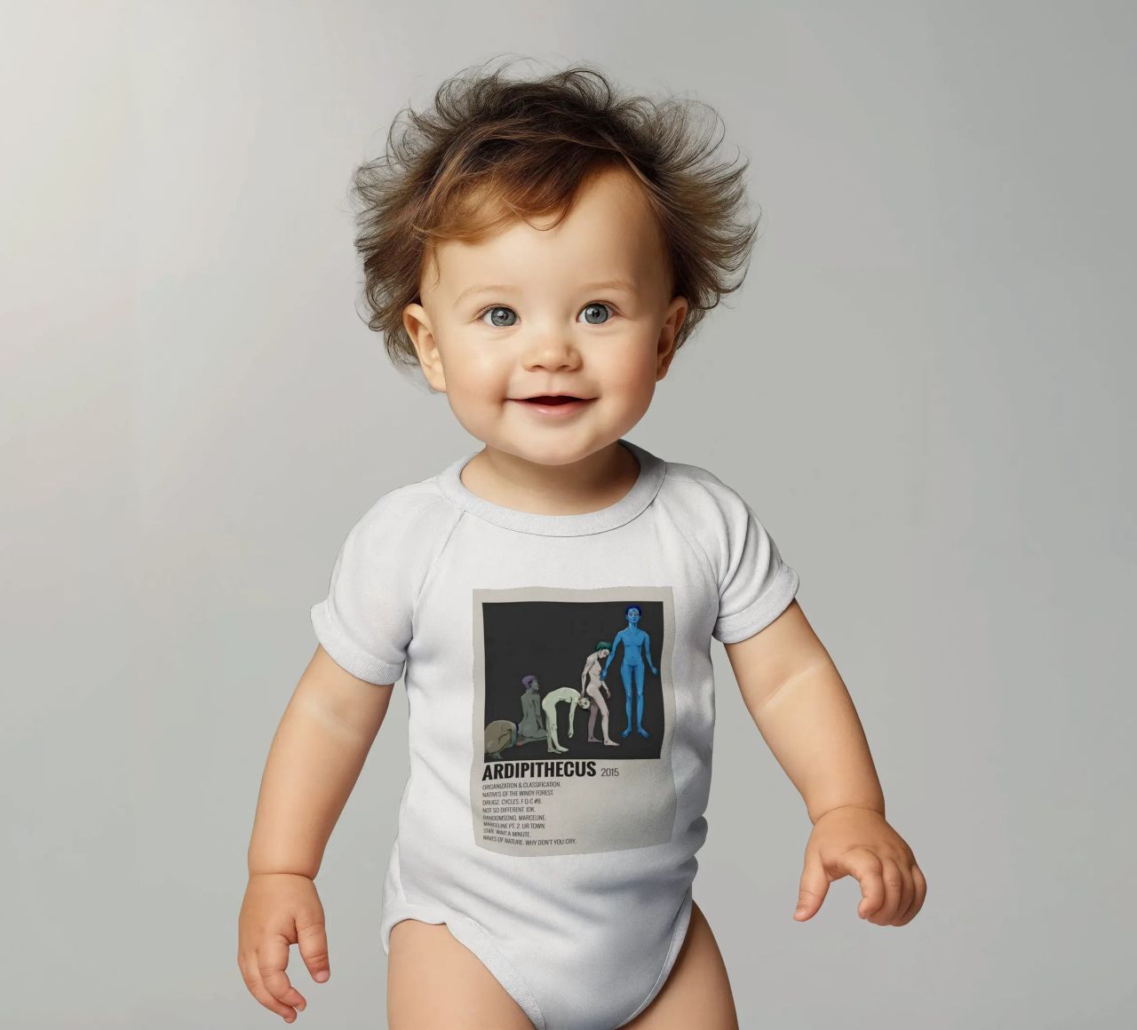 Willow Smith Ardipithecus 2015 body neonato maniche corte da SoundStudio