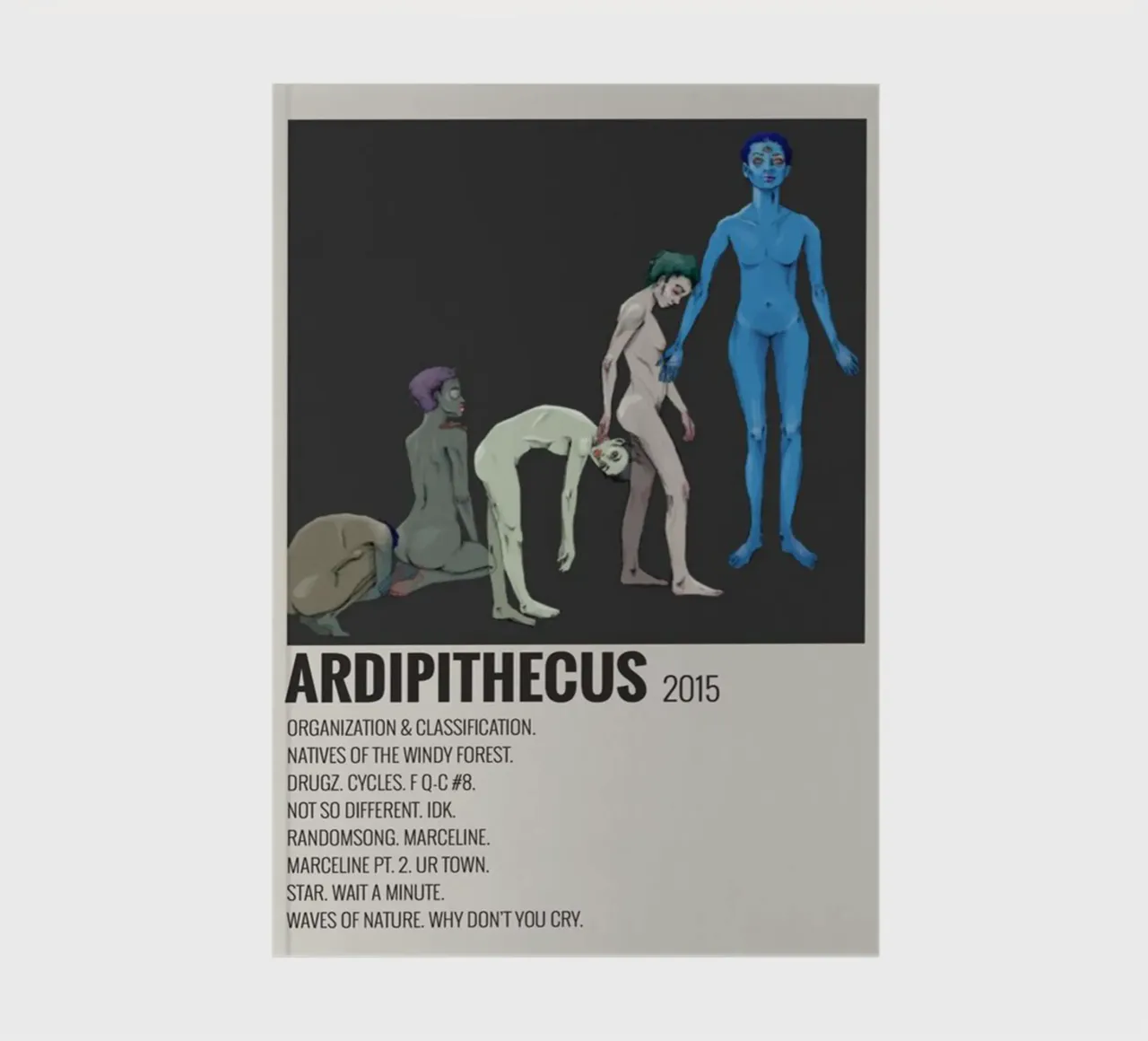 Willow Smith Ardipithecus 2015 carnet de notes de SoundStudio
