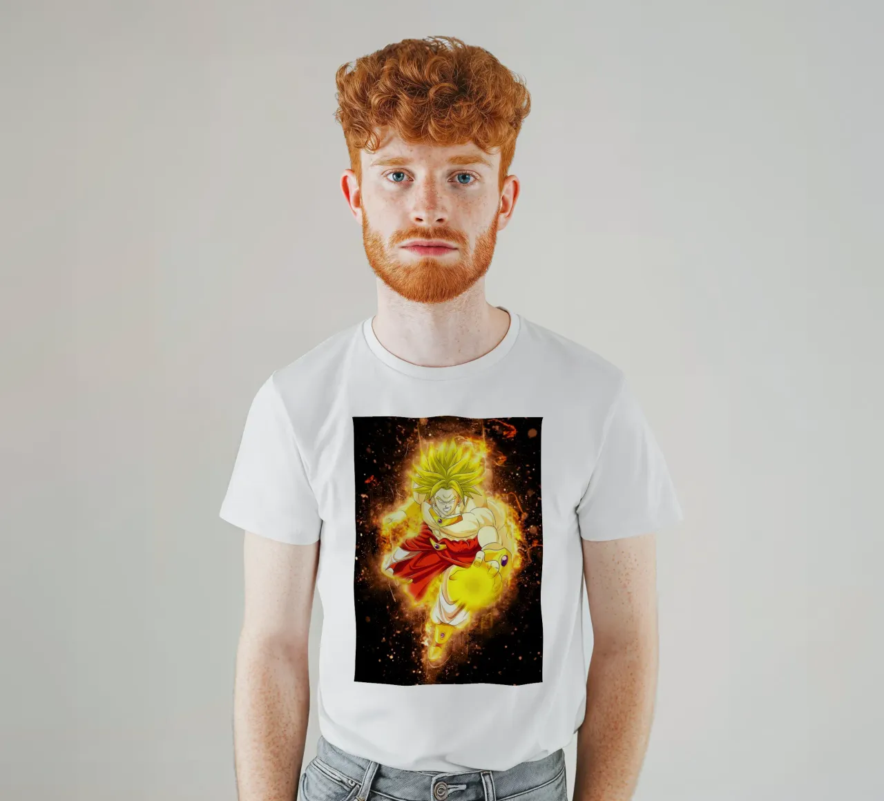 Broly SSJ t-shirt van Neonartstudio