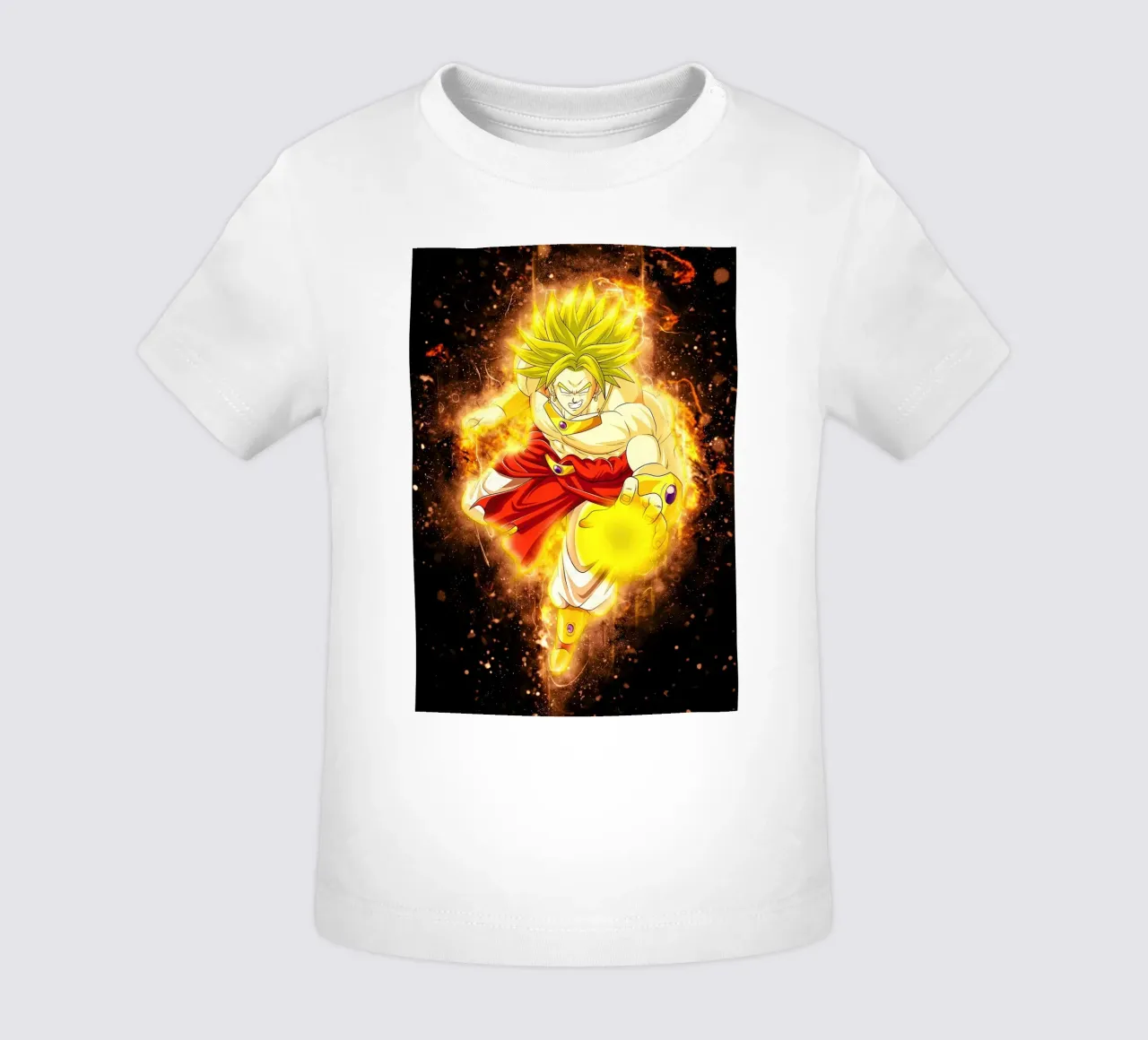 Broly SSJ camiseta de bebé de Neonartstudio