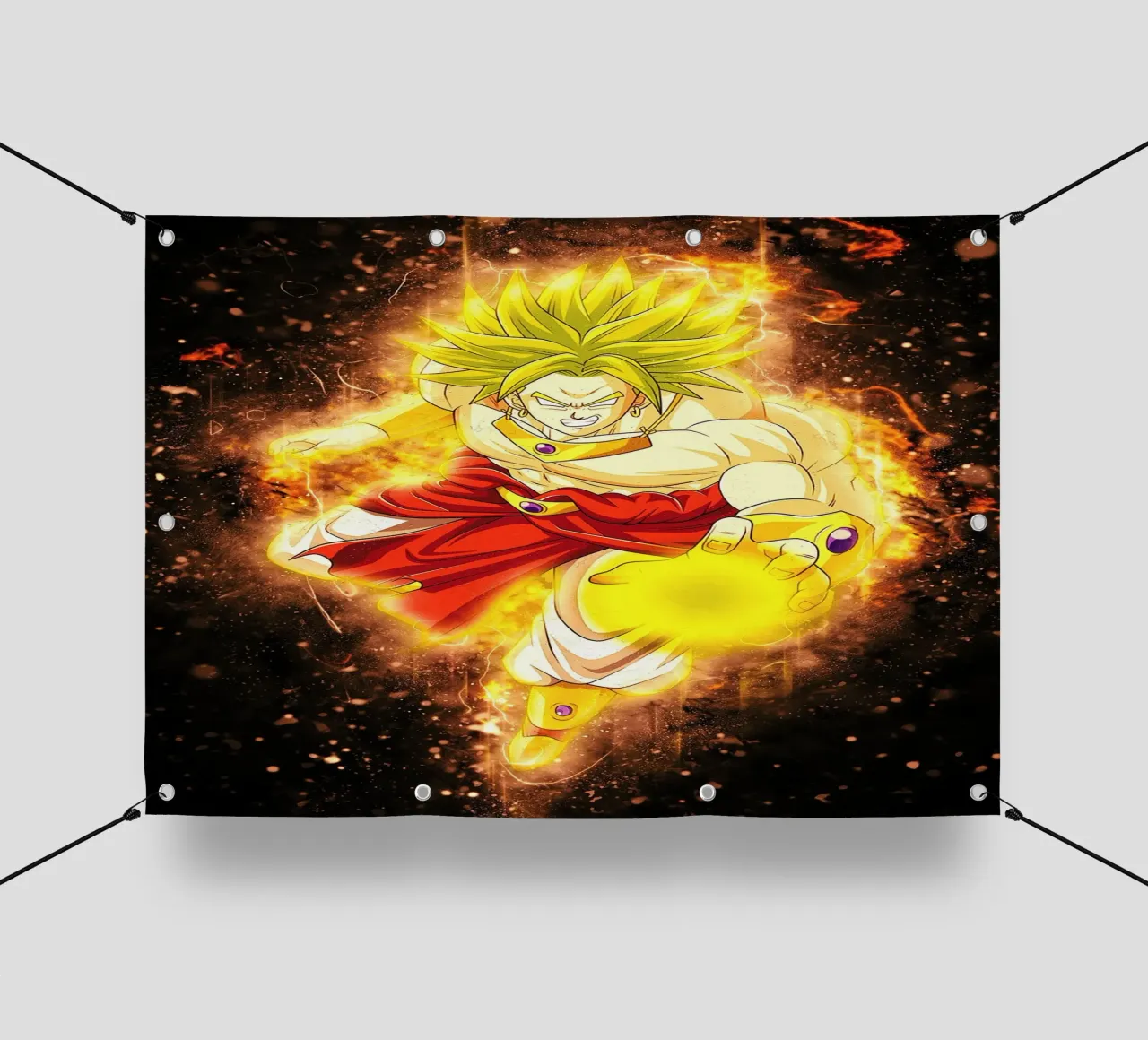 Broly SSJ telo in pvc da Neonartstudio
