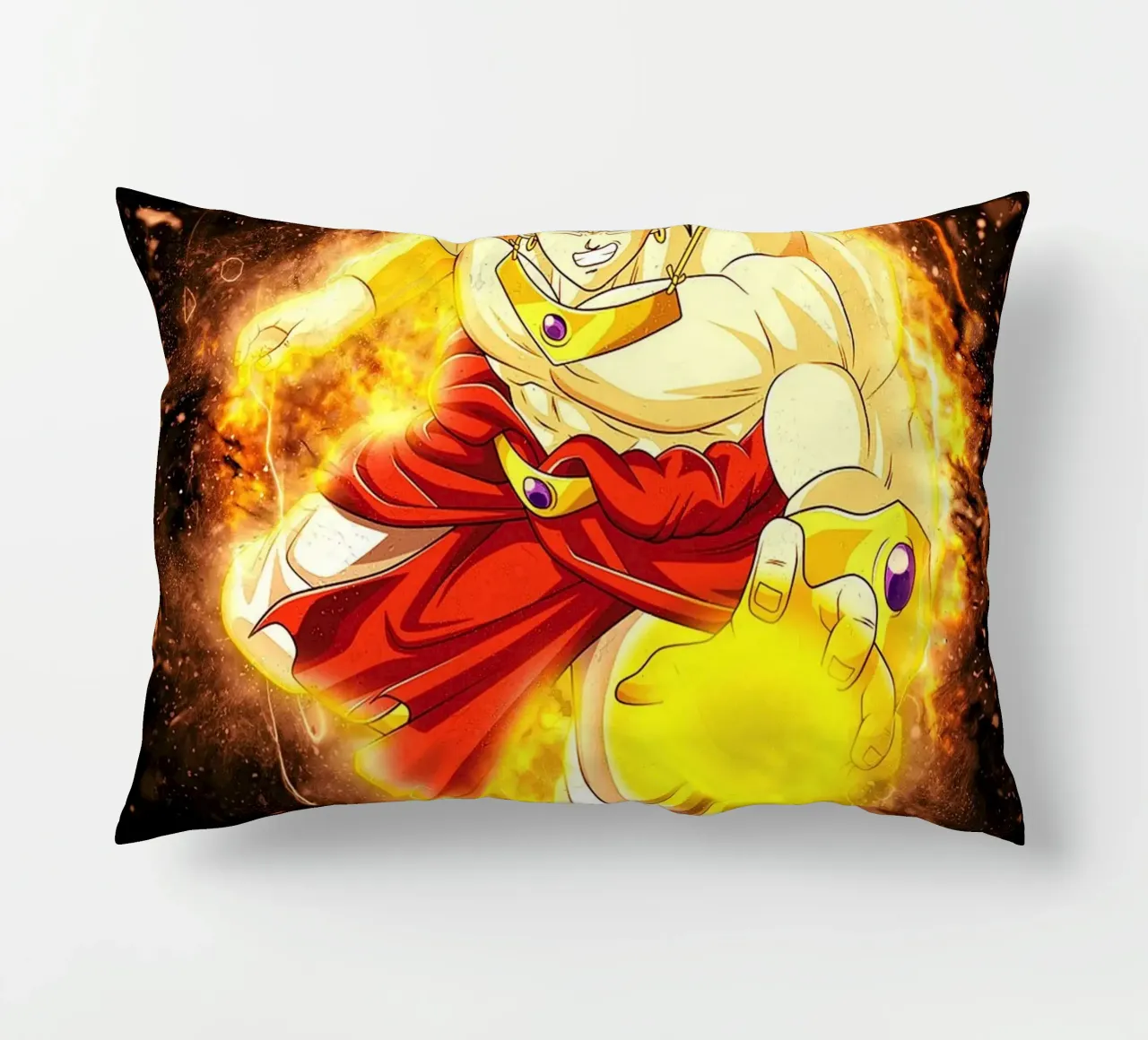 Broly SSJ decorative cushion by Neonartstudio